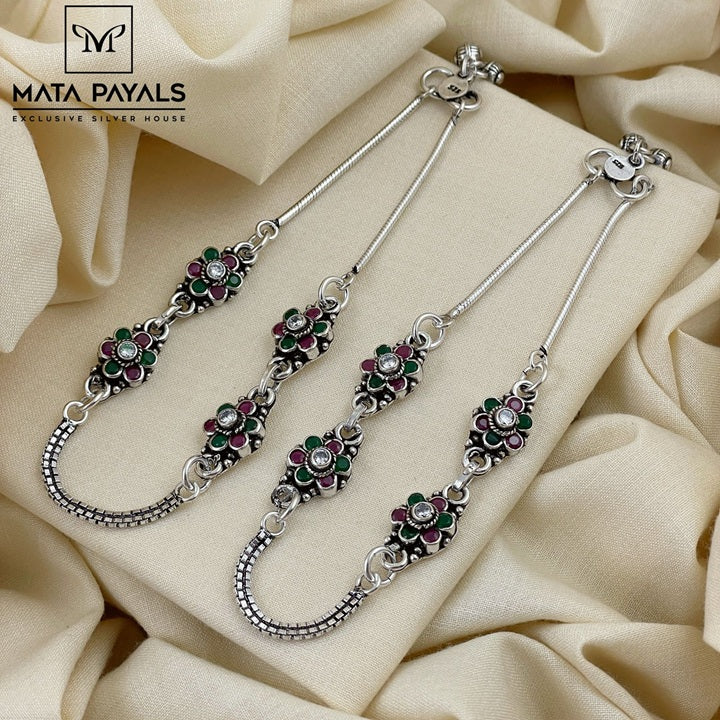 Gorgeous Cut Stone Anklet