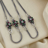 Elegant Cut Stone Anklet