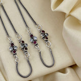 Stylish Cut Stone Anklet
