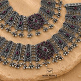 Vintage Kemp Oxidised Anklet