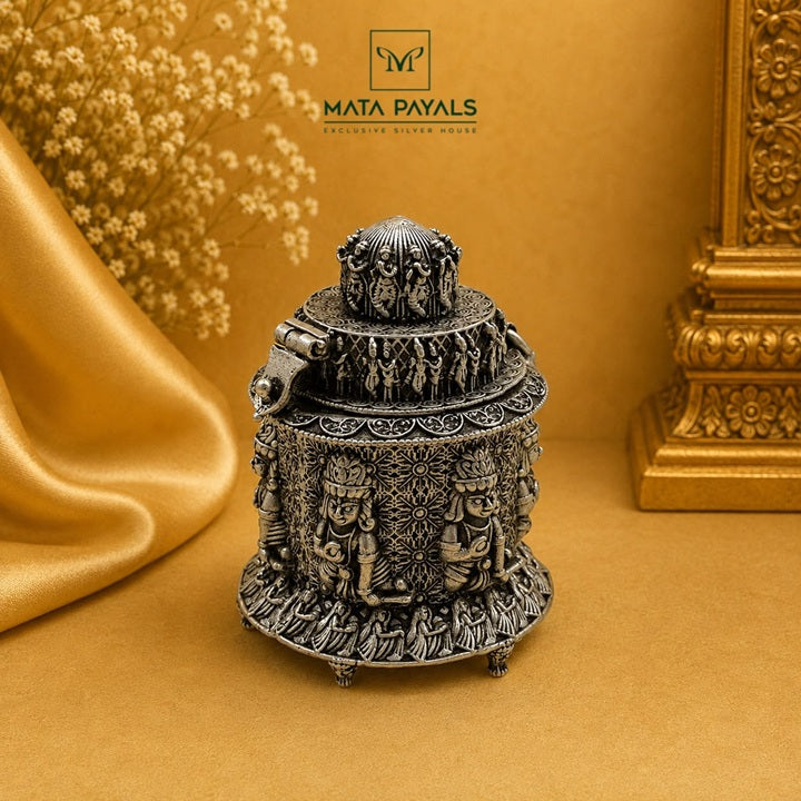 Oxidised Kum Kum Box
