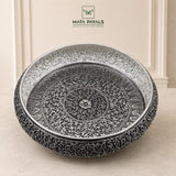 Elegant Silver Aarthi Plate