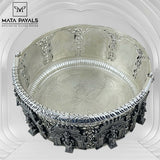 Oxidised Vishnu Avatar Flower Basket