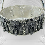 Oxidised Vishnu Avatar Flower Basket