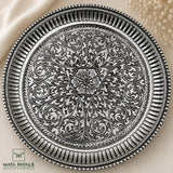 Heritage Oxidised Aarthi Plate