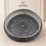 Impressive Oxidised Aarthi Plate