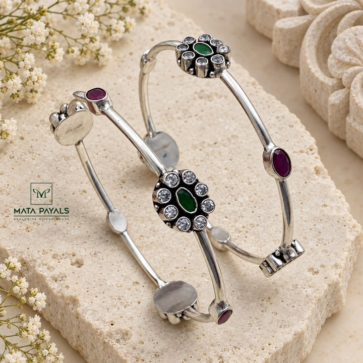 Fabulous Cut Stone Bangle