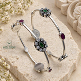 Fabulous Cut Stone Bangle