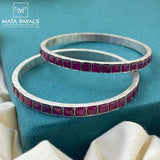 Red Stone Bangle