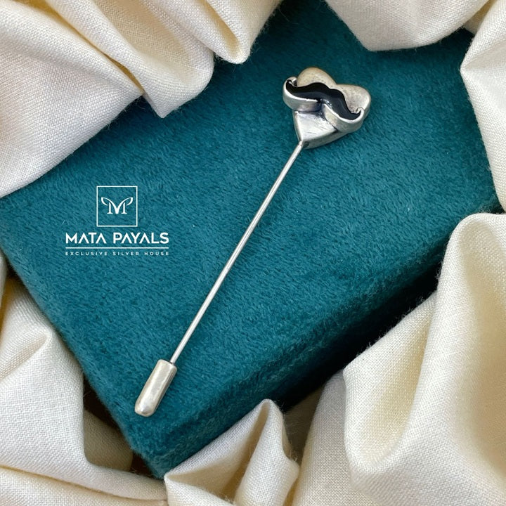 Mustache Lapel Pin