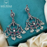 Dazzling Oxidised Chandbali