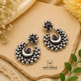 Special Oxidised Chandbali