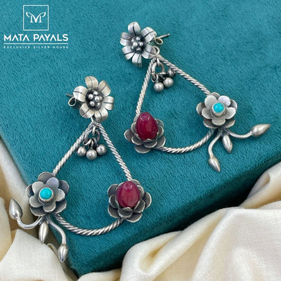 Attractive Oxidised Chandbali