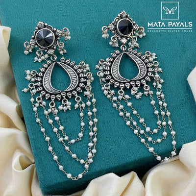Fancy Oxidised Chandbali