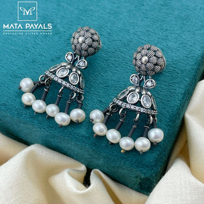 Small Oxidised Jumka