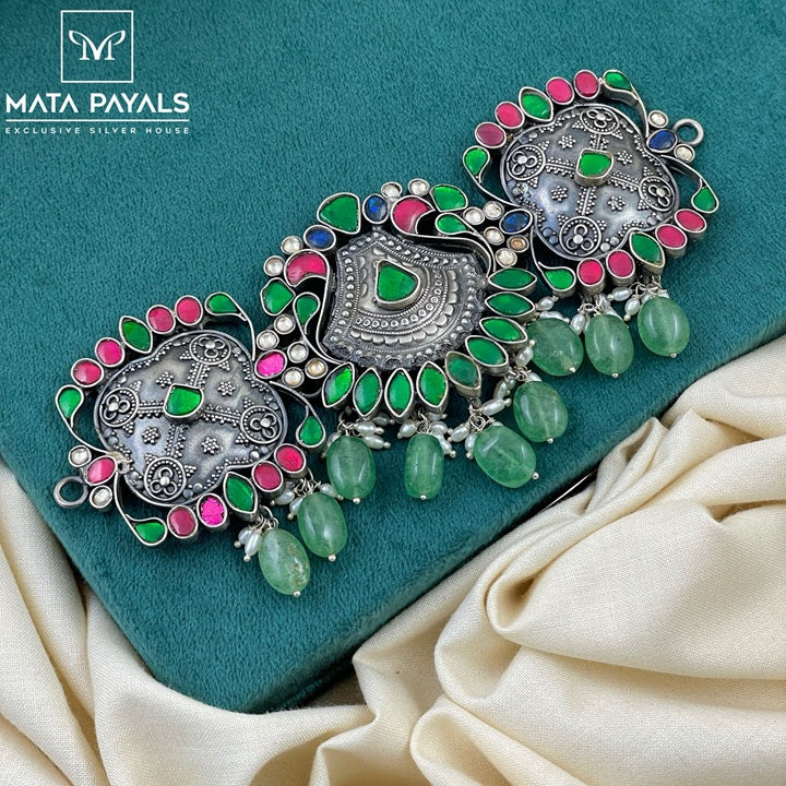 Classy Tribal Oxidised Choker