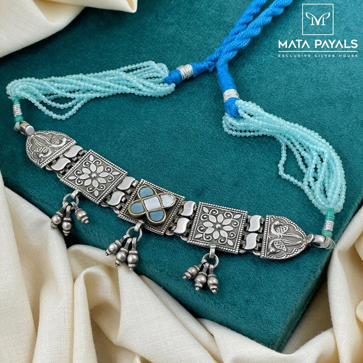 Groovy Chatai Oxidised Necklace