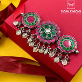 Oxidised Kundan Choker
