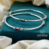 Unique Cut Stone Bangle