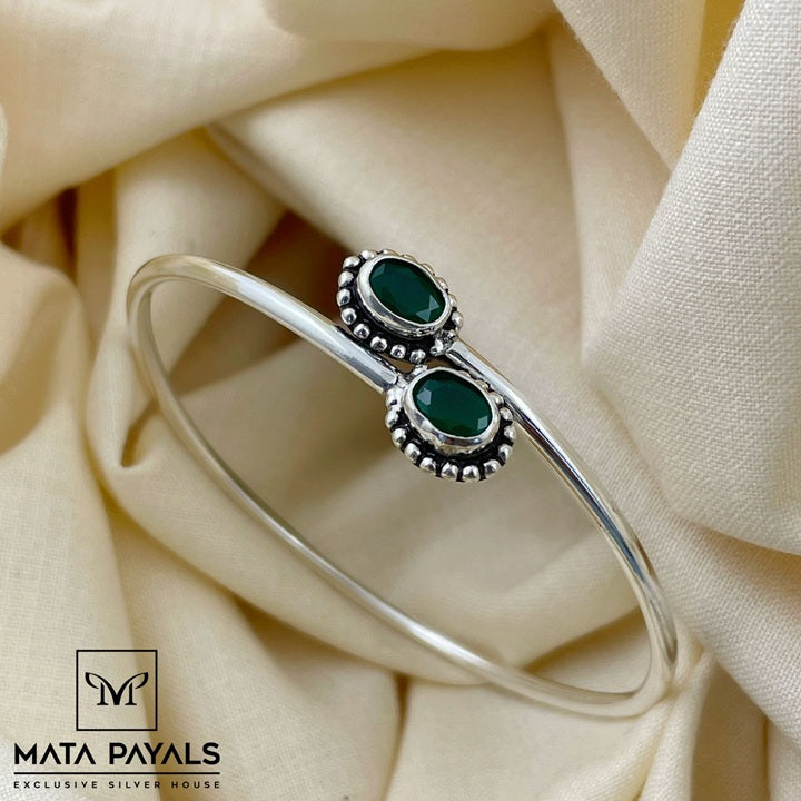 Oxidised Green Kada