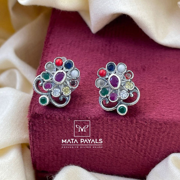 Creative Oxidised Stud