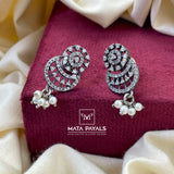 Small Oxidised Stud