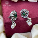 Shiny Oxidised Stud