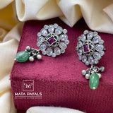 Gorgeous Oxidised Stud