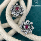 Fancy Pink Toe Ring
