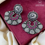 Oxidised Kemp Chandbali