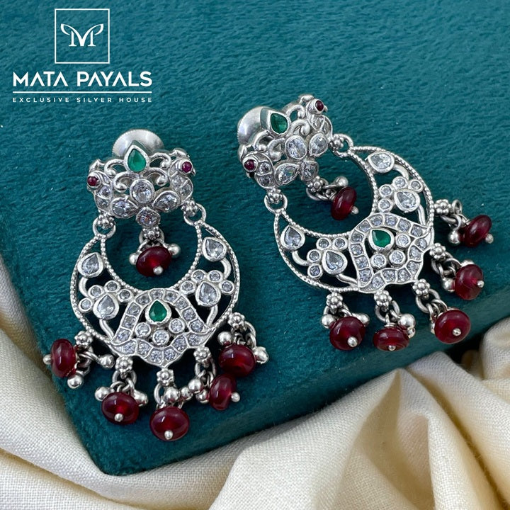 Elegant Cut Stone Chandbali