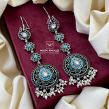 Delightful Oxidised Chandbali