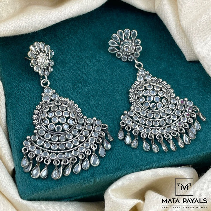 Enchanting Polki Chandbali