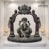 Ganesha Oxidised Idol