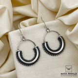 Majestic Rawa Work Oxidised Earring