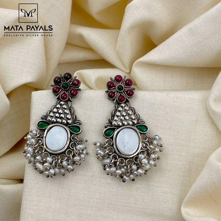 Ethereal Floral Chandbali
