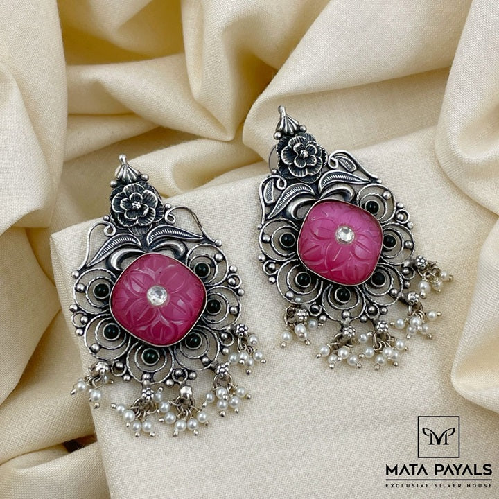Elegant Oxidised Chandbali