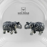 Oxidised Elephant Idol