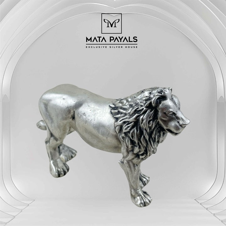 Oxidised Lion Idol