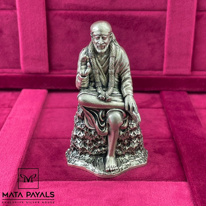 Oxidised Sai Baba Idol
