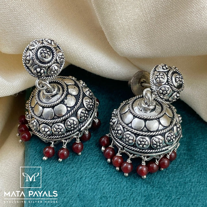Ethnical Oxidised Jumka