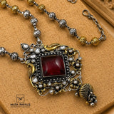 Popular Blood Red Long Hara