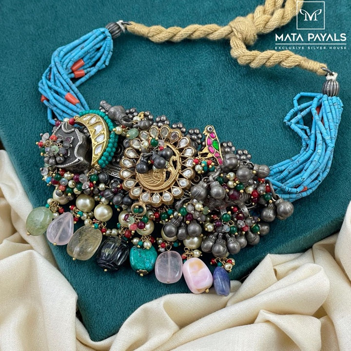 Beautiful Rajwadi Two Tone Choker