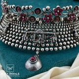 Ethnical Designer Oxidised Necklace