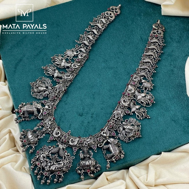 Imperial Oxidised Lakshmi Long Hara