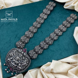 Gaja Lakshmi Oxidised Long Hara