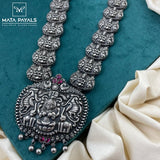 Gaja Lakshmi Oxidised Long Hara