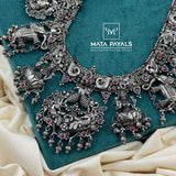 Imperial Oxidised Lakshmi Long Hara