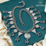 Victoria Dollar Oxidised Long Hara
