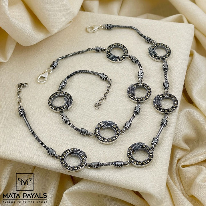 Excellent Marcasite Anklet